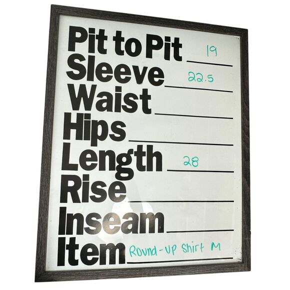 Round-Up Vintage Pearl Snap Plaid Cream Red Long Sleeve Shirt Men's Size Medium - Picture 3 of 5